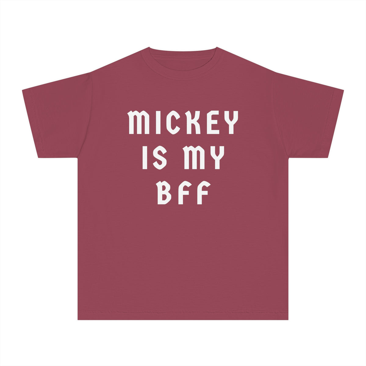 Mickey Is My BFF Comfort Colors Youth Midweight Tee