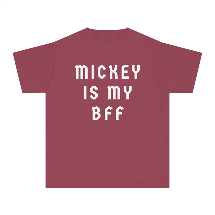 Mickey Is My BFF Comfort Colors Youth Midweight Tee