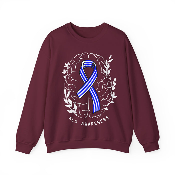 ALS Awareness Gildan Unisex Heavy Blend™ Crewneck Sweatshirt