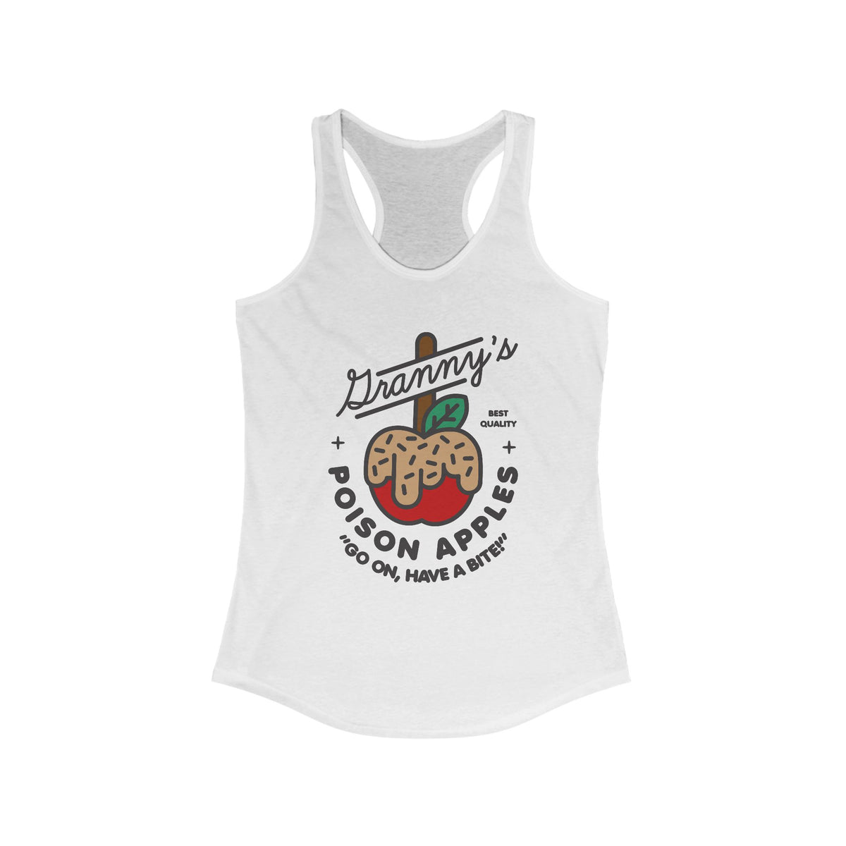 Granny's Poison Apples Women's Next Level Ideal Racerback Tank