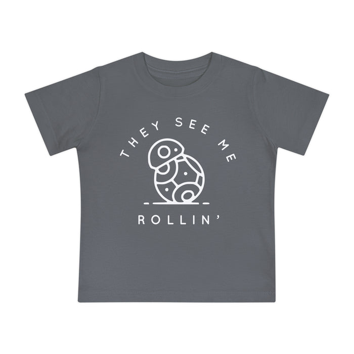 They See Me Rollin' Bella Canvas Baby Short Sleeve T-Shirt