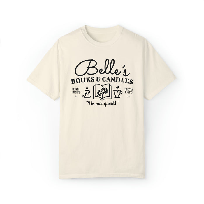 Belle’s Books & Candles Co Comfort Colors Unisex Garment-Dyed T-shirt