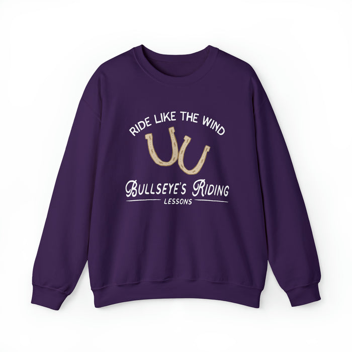 Bullseye's Riding Lessons Gildan Unisex Heavy Blend™ Crewneck Sweatshirt