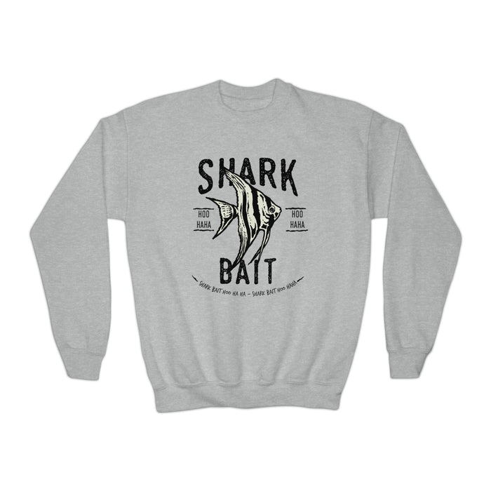 Shark Bait Hoo Haha Gildan Youth Crewneck Sweatshirt