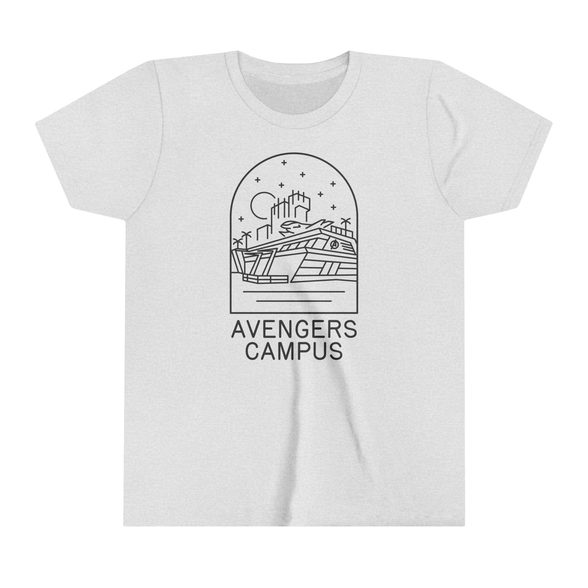 Avengers Campus Bella Canvas Youth Short Sleeve Tee