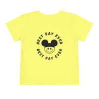 Best Day Ever Bella Canvas Toddler Short Sleeve Tee