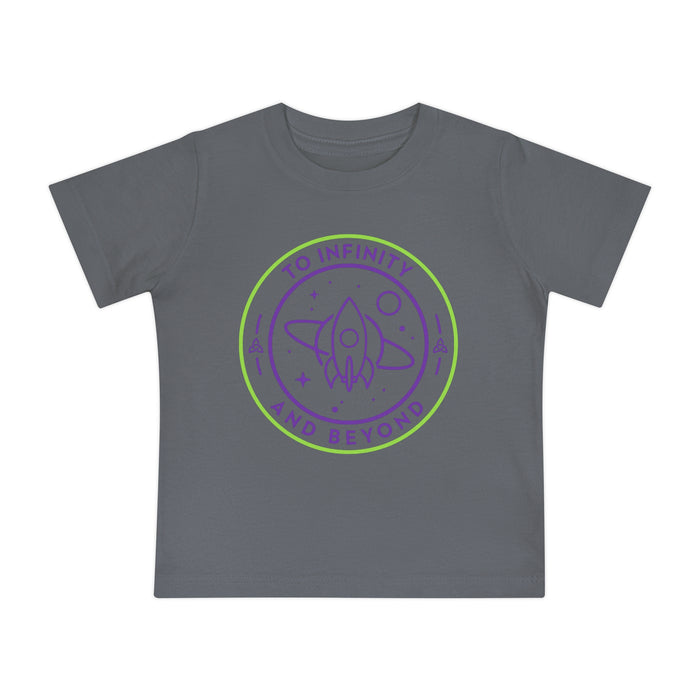 To Infinity And Beyond Bella Canvas Baby Short Sleeve T-Shirt