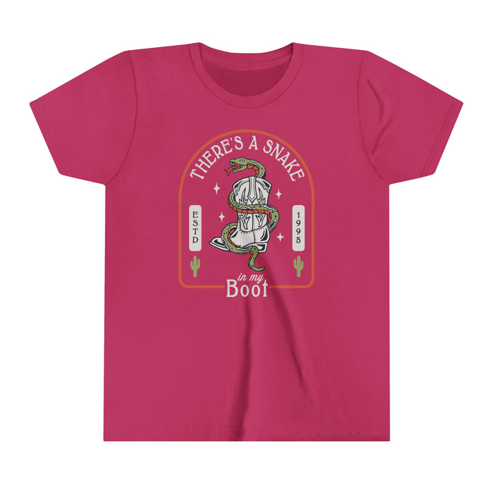 There's A Snake In My Boot Bella Canvas Youth Short Sleeve Tee