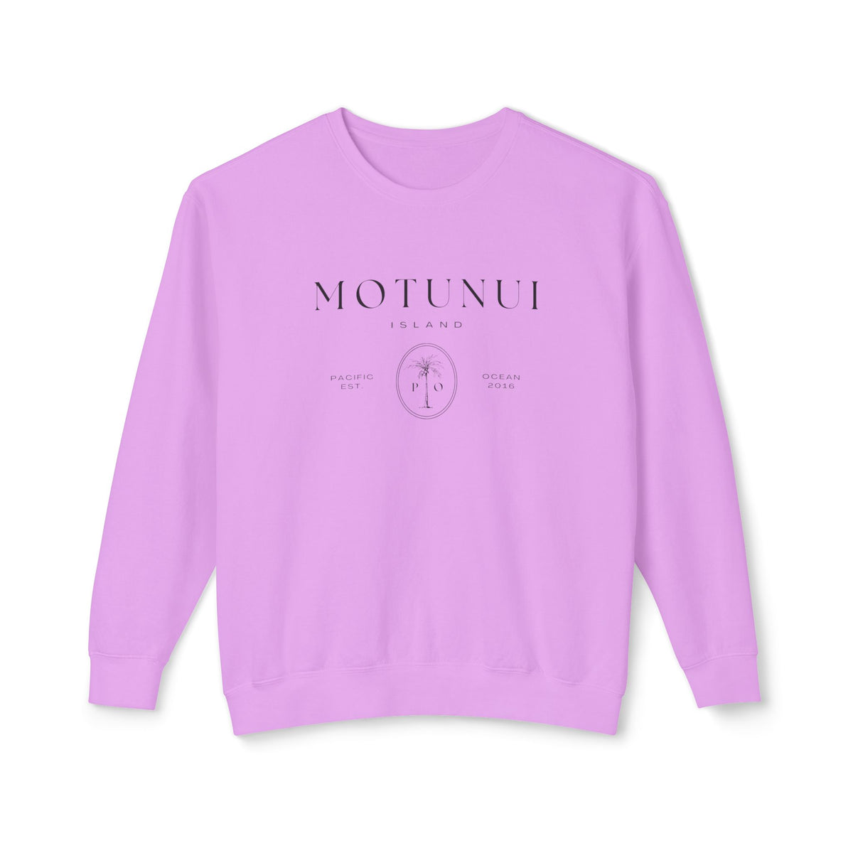 Motunui Island  Unisex Lightweight Comfort Colors Crewneck Sweatshirt