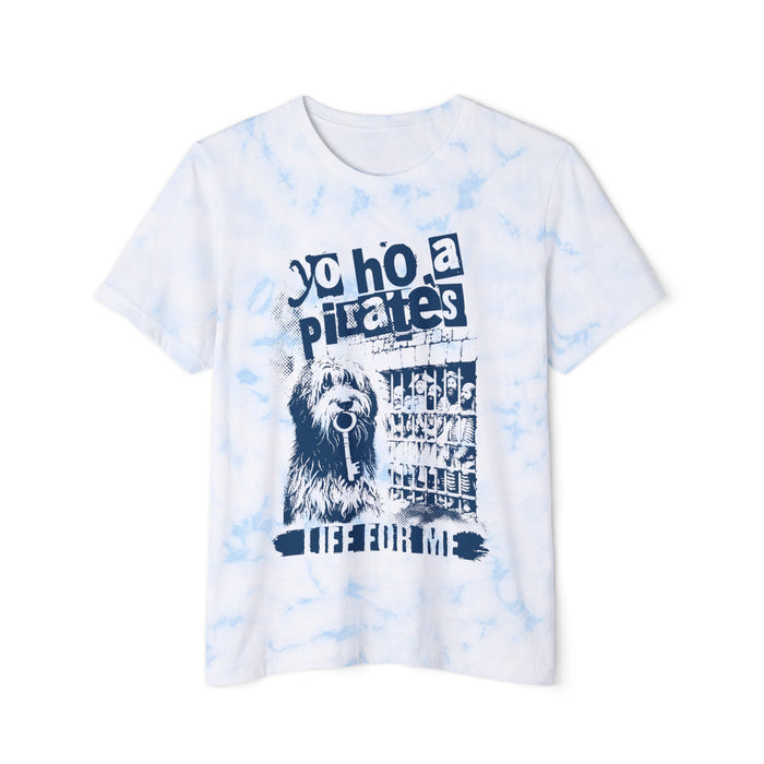 Yo Ho A Pirate's Life For Me Bella Canvas Unisex FWD Fashion Tie-Dyed T-Shirt