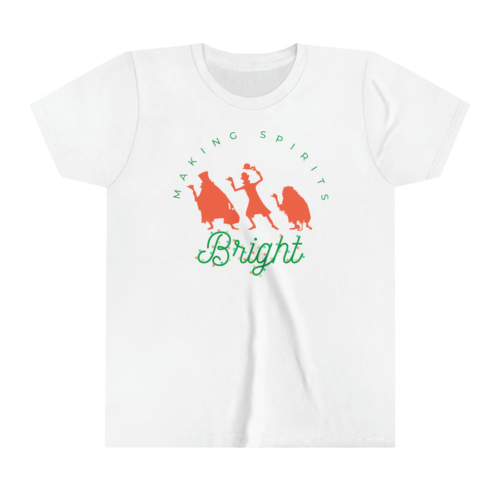 Making Spirits Bright Bella Canvas Youth Short Sleeve Tee