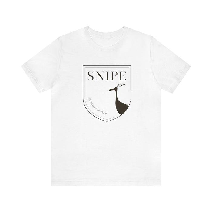 Snipe Conservation Team Bella Canvas Unisex Jersey Short Sleeve Tee