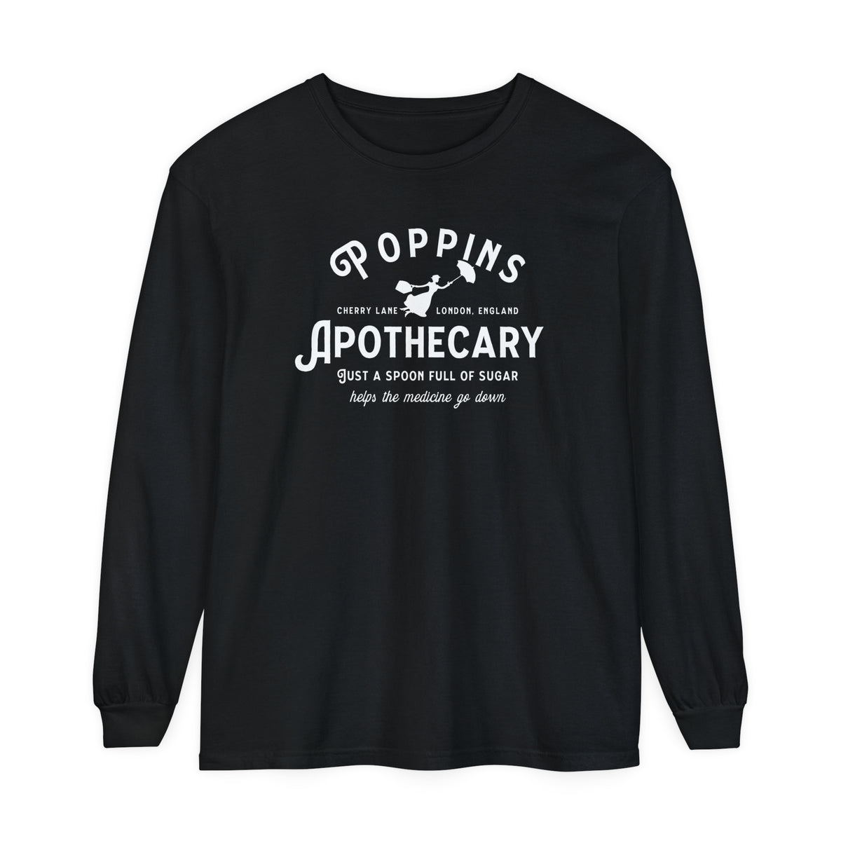 Poppins Apothecary Comfort Colors Unisex Garment-dyed Long Sleeve T-Shirt