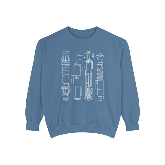 Lightsabers Comfort Colors Unisex Garment-Dyed Sweatshirt