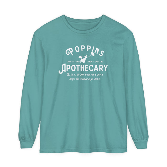 Poppins Apothecary Comfort Colors Unisex Garment-dyed Long Sleeve T-Shirt