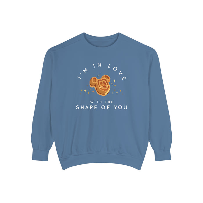 I'm in Love with the Shape of You Comfort Colors Unisex Garment-Dyed Sweatshirt