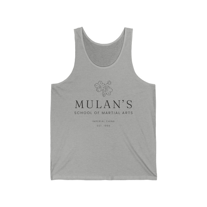 Mulan's School of Martial Arts Bella Canvas Unisex Jersey Tank