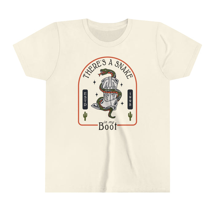 There's A Snake In My Boot Bella Canvas Youth Short Sleeve Tee