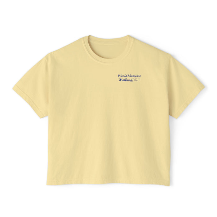 World Showcase Walking Club Comfort Colors Women's Boxy Tee