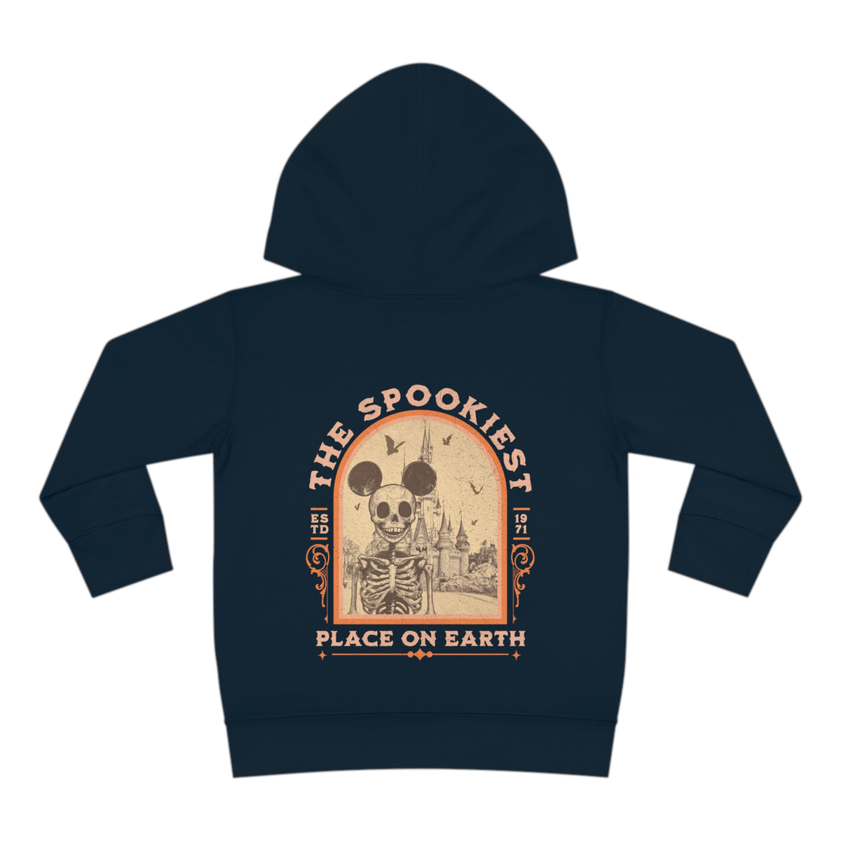 The Spookiest Place on Earth Toddler Pullover Rabbit Skins Fleece Hoodie