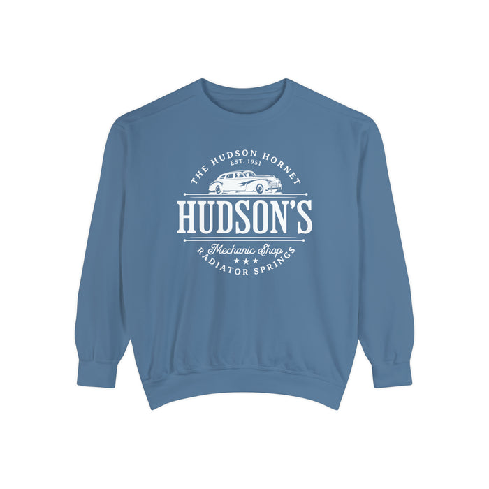 Hudson's Mechanic Shop Comfort Colors Unisex Garment-Dyed Sweatshirt