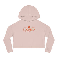 Florida It's One Hell of a Drug Women’s Cropped Hooded Sweatshirt