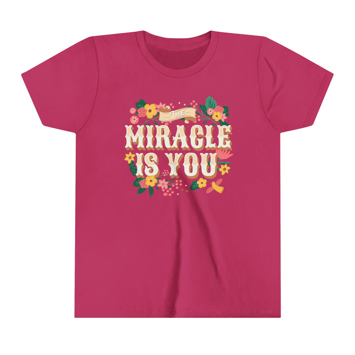 The Miracle Is You Bella Canvas Youth Short Sleeve Tee