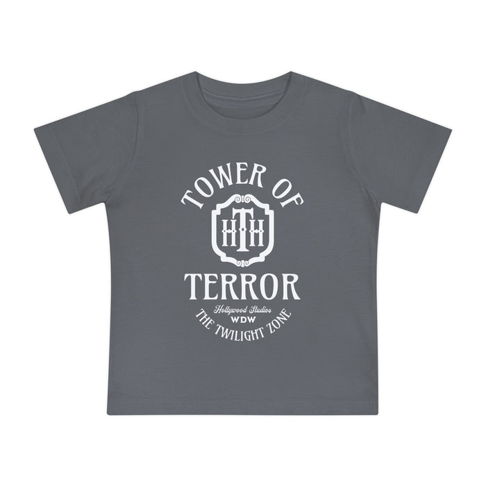 Tower Of Terror Bella Canvas Baby Short Sleeve T-Shirt