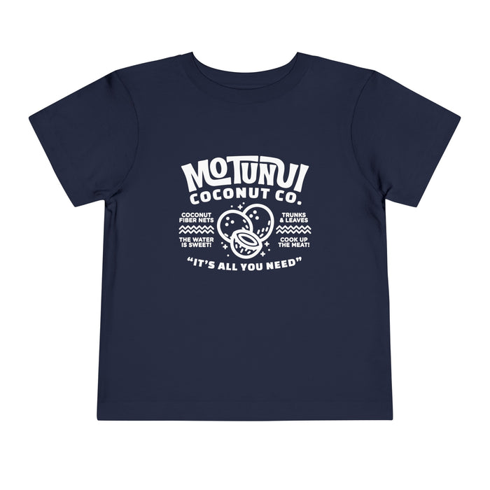 Motunui Coconut Co Bella Canvas Toddler Short Sleeve Tee