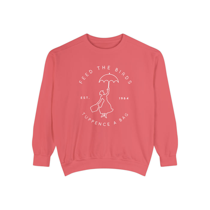 Feed The Birds Comfort Colors Unisex Garment-Dyed Sweatshirt