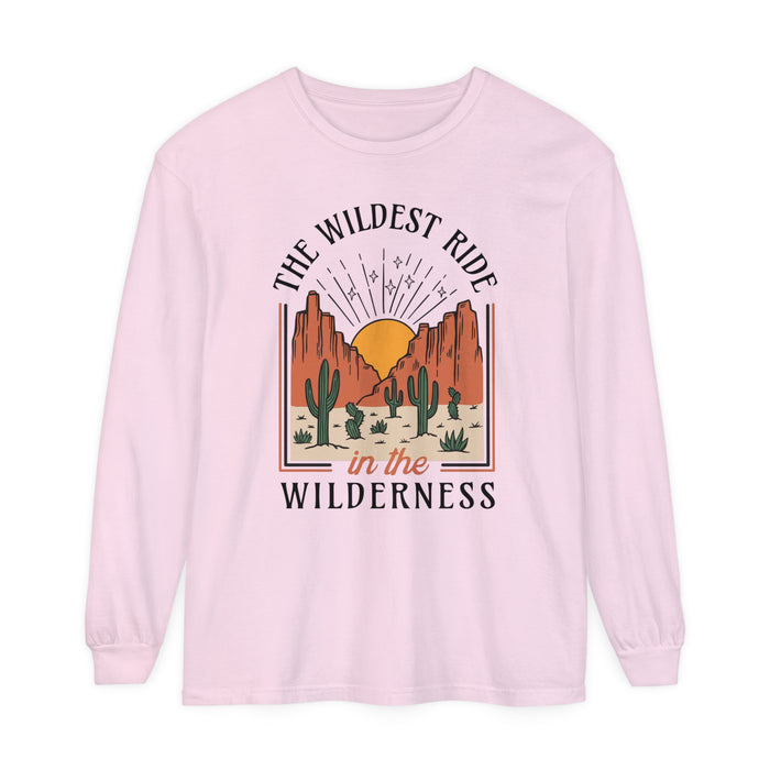 The Wildest Ride In The Wilderness Comfort Colors Unisex Garment-dyed Long Sleeve T-Shirt