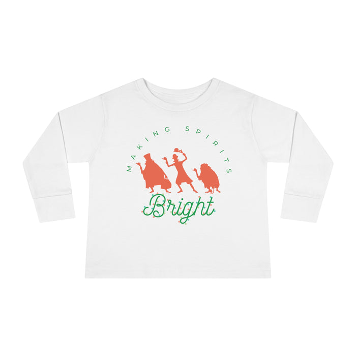 Making Spirits Bright Rabbit Skins Toddler Long Sleeve Tee