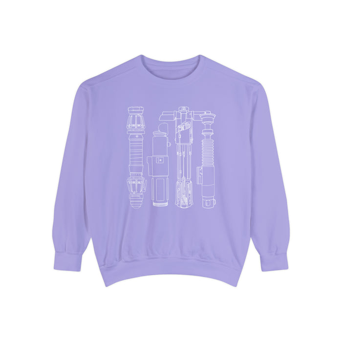 Lightsabers Comfort Colors Unisex Garment-Dyed Sweatshirt