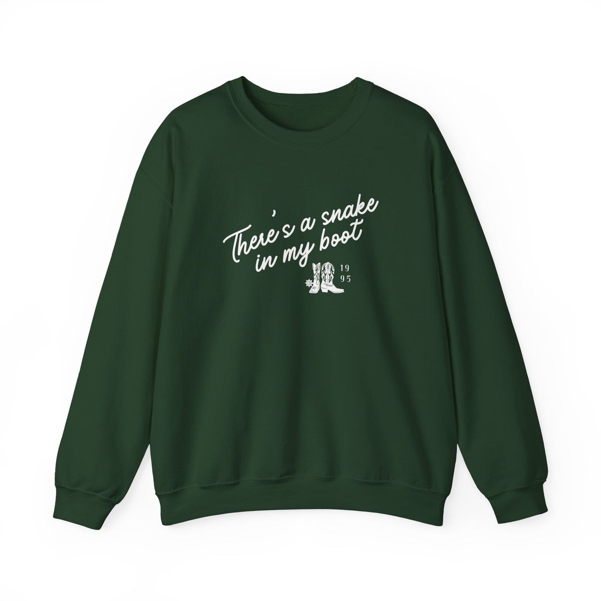 There's A Snake In My Boot Gildan Unisex Heavy Blend™ Crewneck Sweatshirt