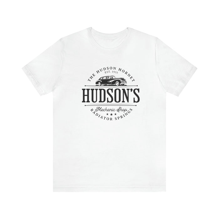 Hudson's Mechanic Shop Bella Canvas Unisex Jersey Short Sleeve Tee