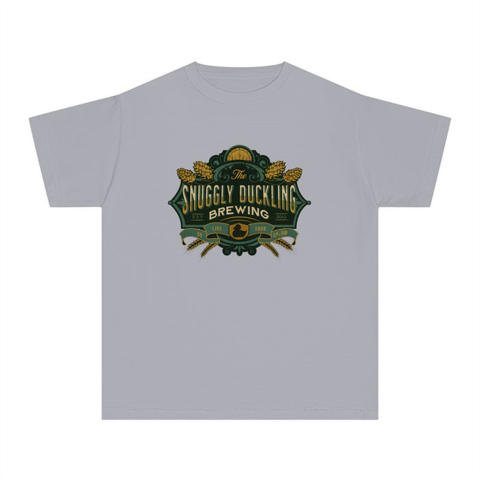 The Snuggly Duckling Brewing Comfort Colors Youth Midweight Tee