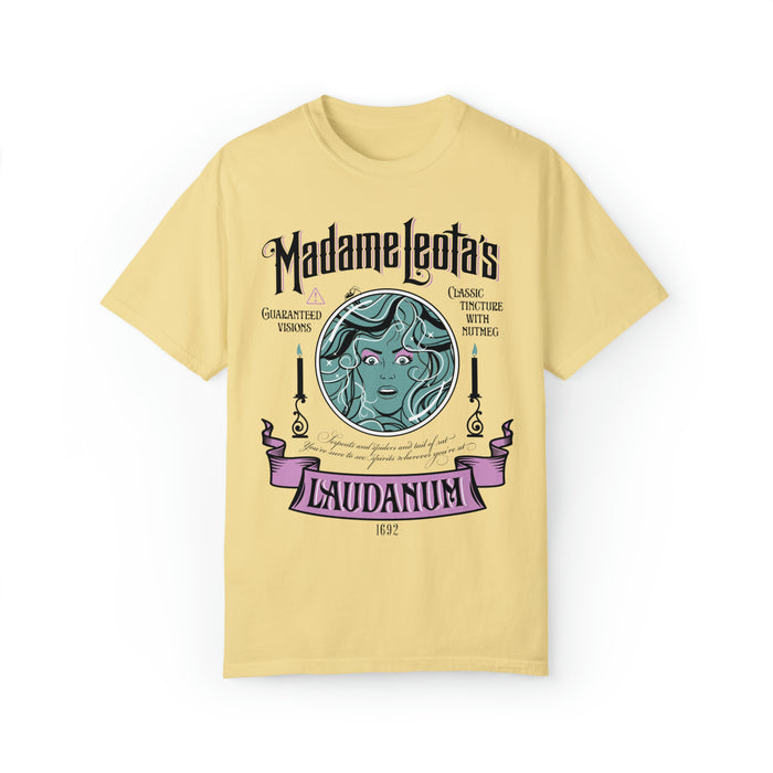 Madame Leota’s Laudanum Teal Comfort Colors Unisex Garment-Dyed T-shirt