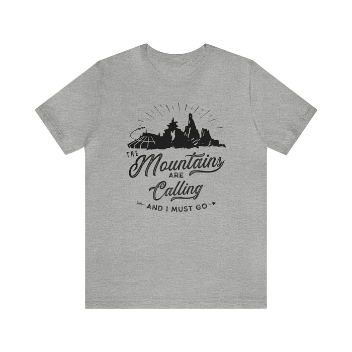 The Mountains Are Calling Bella Canvas Unisex Jersey Short Sleeve Tee