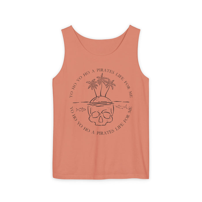 Yo Ho A Pirates Life For Me Unisex Comfort Colors Garment-Dyed Tank Top