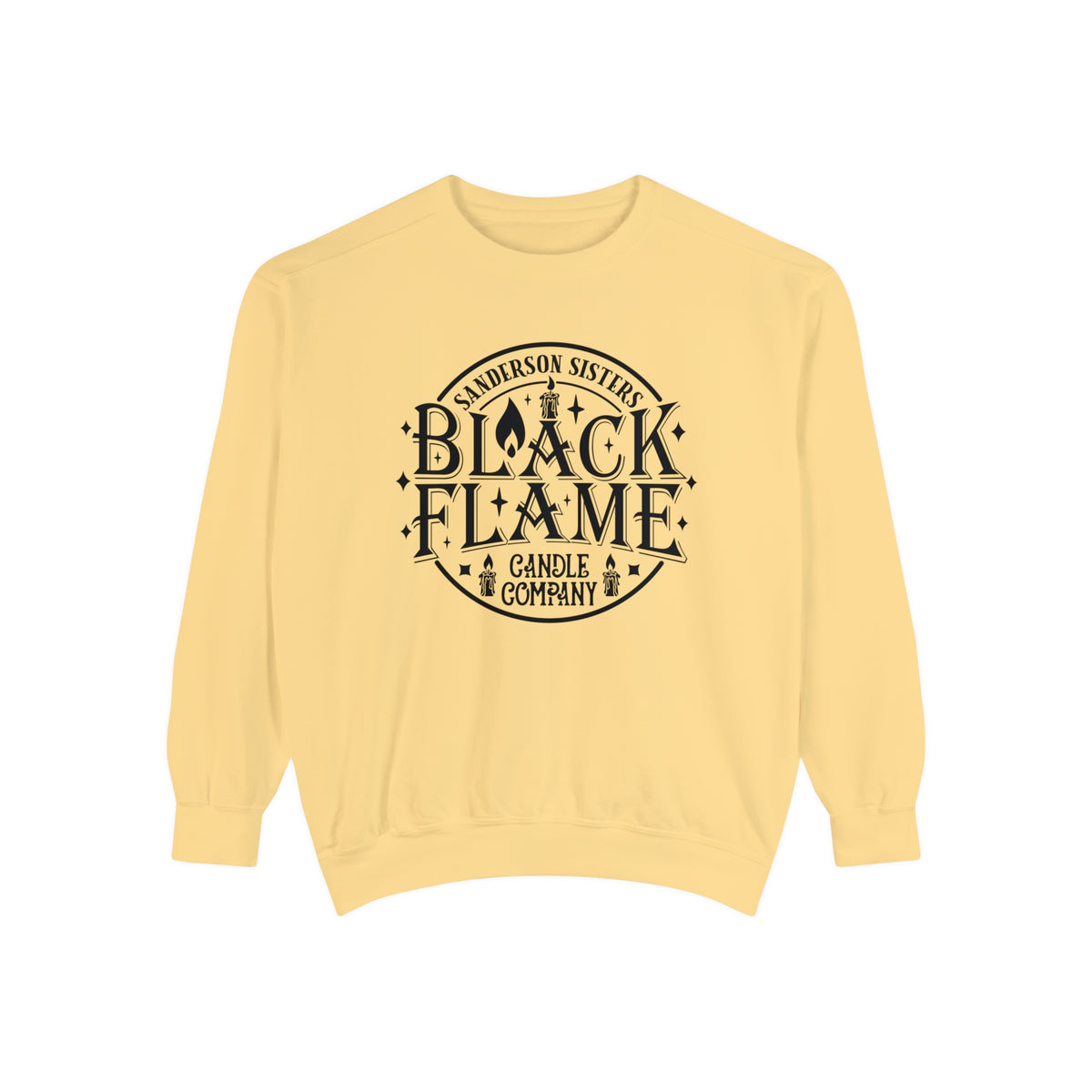 Black Flame Candle Company Comfort Colors Unisex Garment-Dyed Sweatshirt