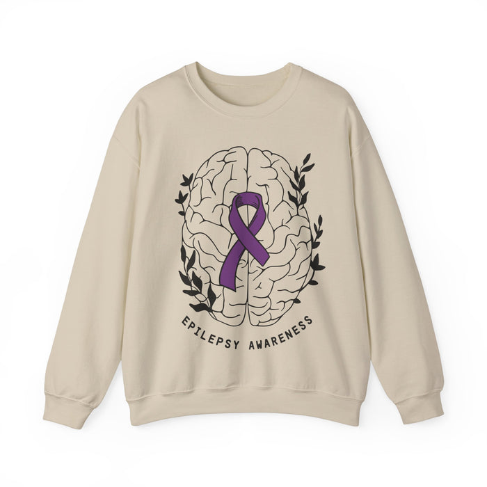 Epilepsy Awareness Gildan Unisex Heavy Blend™ Crewneck Sweatshirt