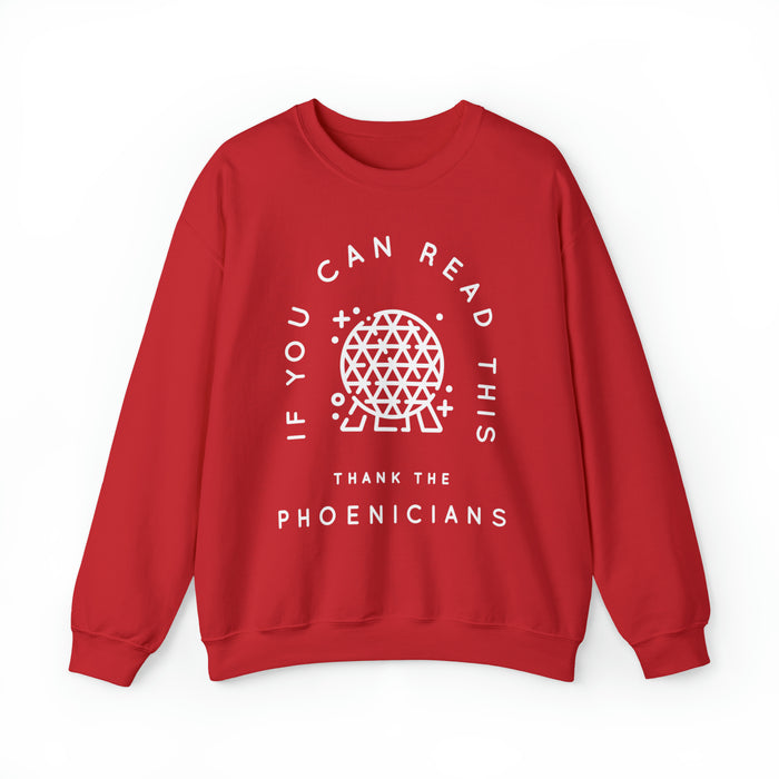 If You Can Read This Thank The Phoenicians Gildan Unisex Heavy Blend™ Crewneck Sweatshirt