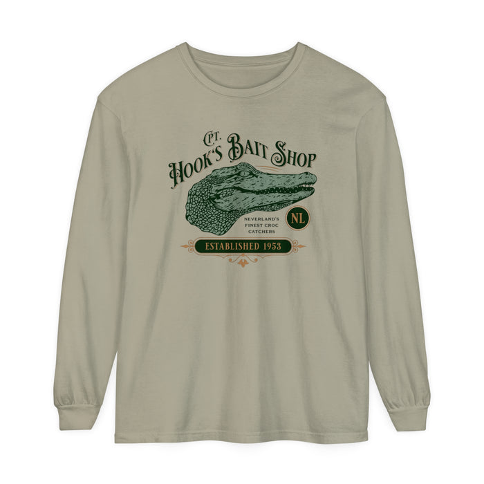 Captain Hook’s Bait Shop Comfort Colors Unisex Garment-dyed Long Sleeve T-Shirt