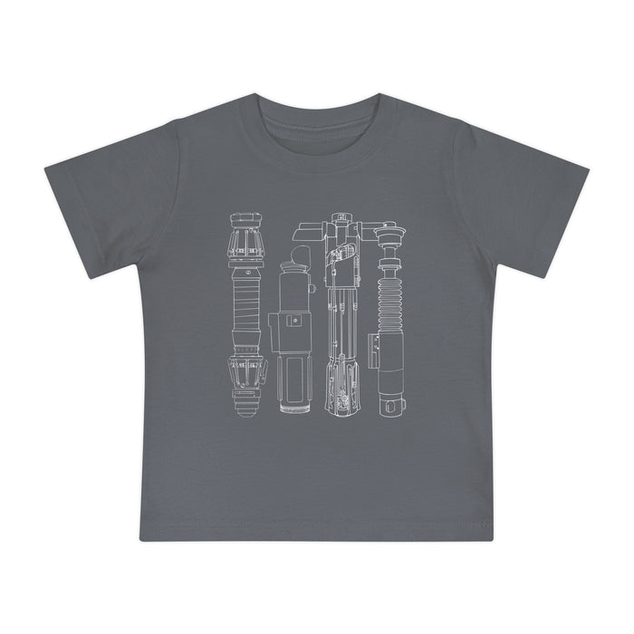 Lightsabers Bella Canvas Baby Short Sleeve T-Shirt