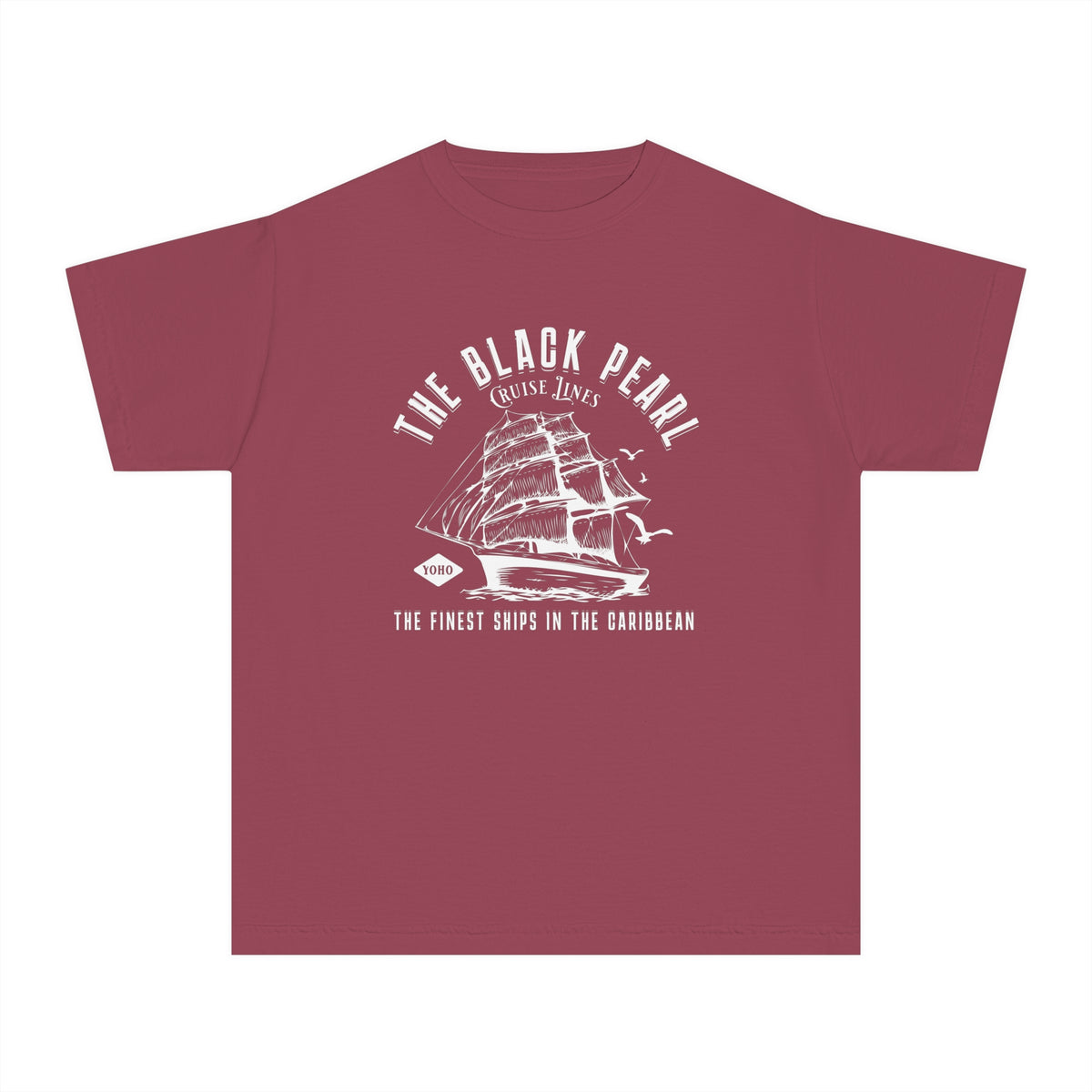 Black Pearl Cruise Lines Comfort Colors Youth Midweight Tee