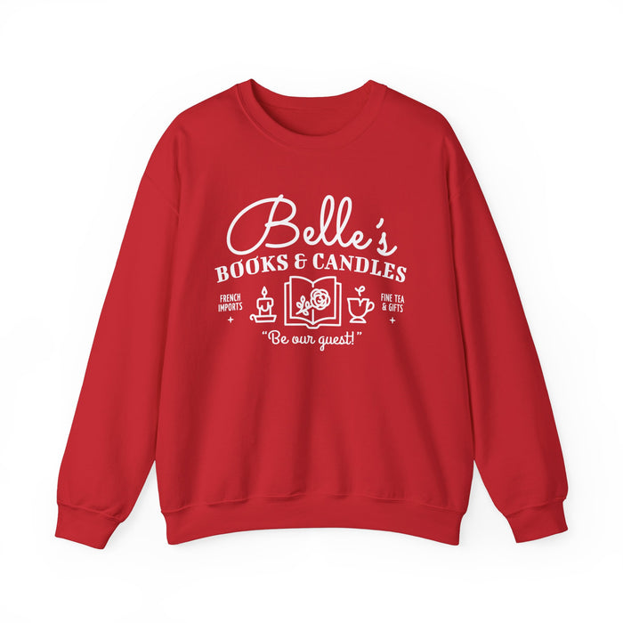 Belle's Books & Candles Gildan Unisex Heavy Blend™ Crewneck Sweatshirt