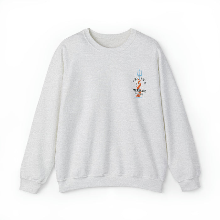 Triton's Mermaid Security Gildan Unisex Heavy Blend™ Crewneck Sweatshirt