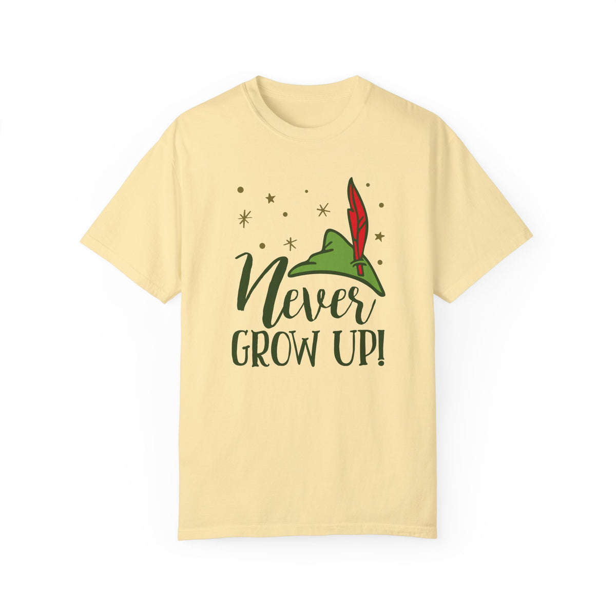 Never Grow Up Comfort Colors Unisex Garment-Dyed T-shirt