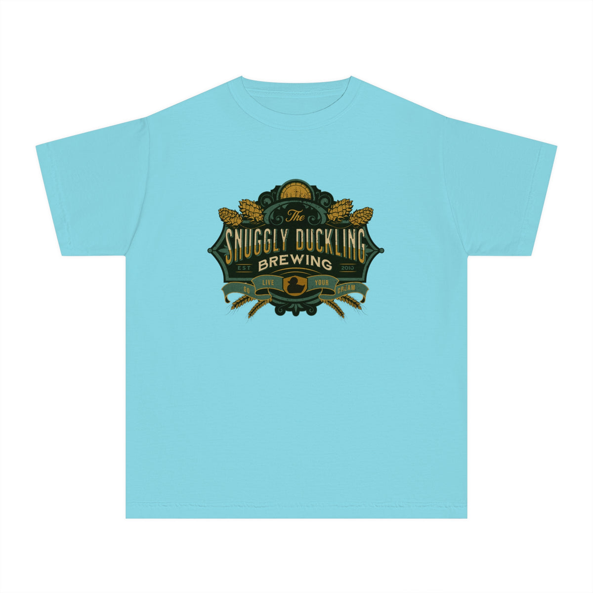 The Snuggly Duckling Brewing Comfort Colors Youth Midweight Tee