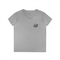 Sid's Toy Chop Shop Ladies' Gildan V-Neck T-Shirt